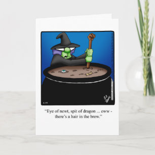 Customizable Halloween Humour Greeting Card