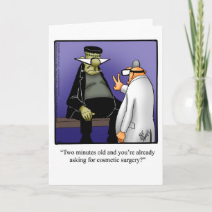 Customizable Halloween Humour Greeting Card