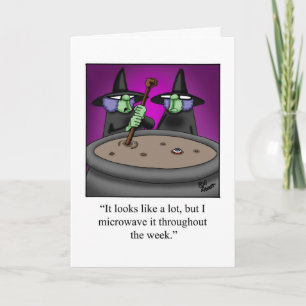 Customizable Halloween Humour Greeting Card
