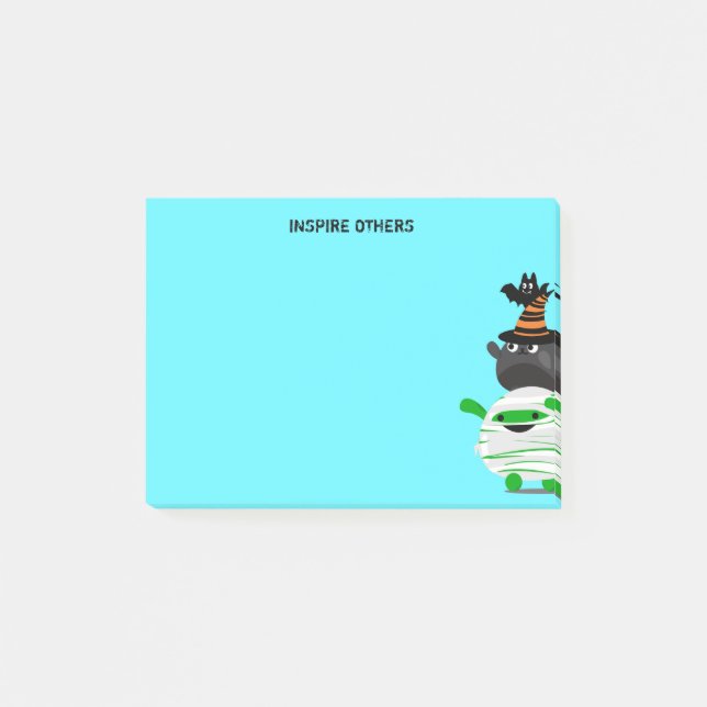 Customizable Halloween - Mochi Mummy Leader Post-it Notes (Front)