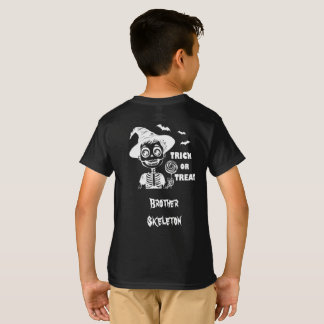 Customizable Halloween Skeleton T-shirt boy