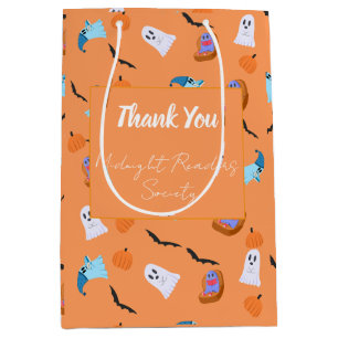 Customizable Halloween Thank You Gift Medium Gift Bag