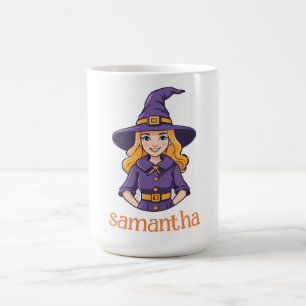 Customizable Halloween Witch Coffee Mug