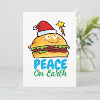 Customizable hamburger peace on earth