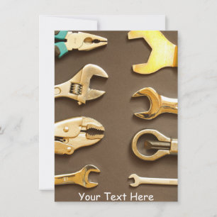 Customizable hand tools card