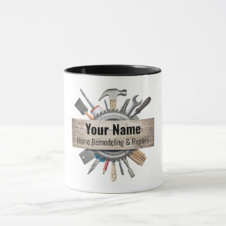 Customizable handyman contractor tools mug