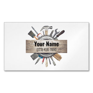 Customizable handyman contractor tools v1 	Magnetic business card