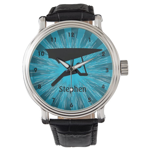Customizable Hang Gliding Design Watch (Front)