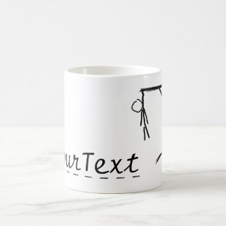 Customizable hangman with a word of your choice coffee mug