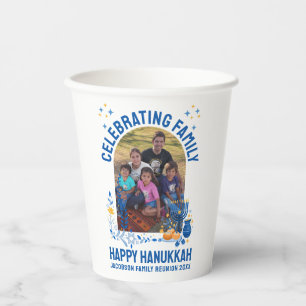 Customizable HANUKKAH FAMILY REUNION  Paper Cups