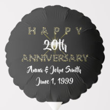 Customizable Happy Anniversary Starry