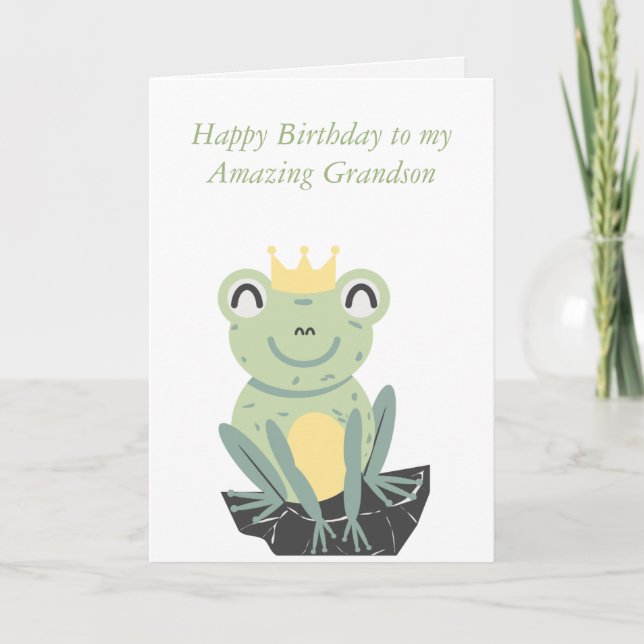 Customizable Happy Birthday to a Child Card (Front)