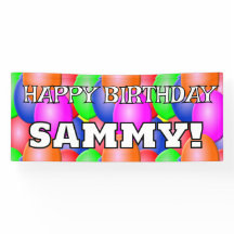 Customizable HAPPY BIRTHDAY with name