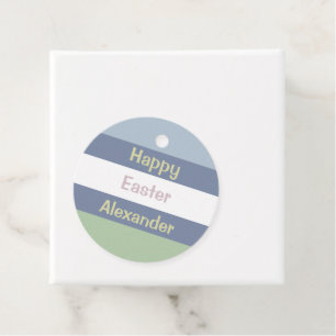 Customizable Happy Easter  Favour Tags
