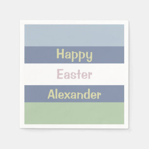 Customizable Happy Easter  Napkin