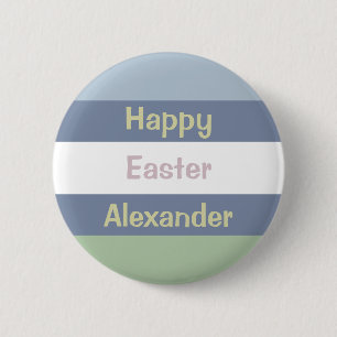 Customizable Happy Easter Text 2 Inch Round Button
