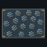 Customizable Happy Hanukkah Wrapping Paper Gift<br><div class="desc">Customizable Happy Hanukkah Wrapping Paper Gift Wrap is Hanukkah wrapping paper designed especially for your recipient. Imagine your recipient's face when she sees which presents are for her on Hanukkah! Simply edit this design and fill in your recipients name! Customizable Happy Hanukkah Wrapping Paper Gift Wrap is your go to...</div>