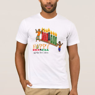 Customizable Happy KWANZAA 7 Principles T-Shirt