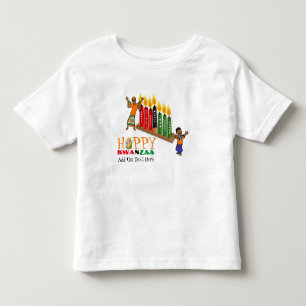 Customizable Happy KWANZAA 7 Principles Toddler T-shirt