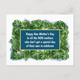 Customizable Happy Non-Mother's Day funny Postcard