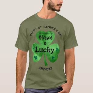 Customizable Happy St. Patrick's Day Sweatshirt  T-Shirt