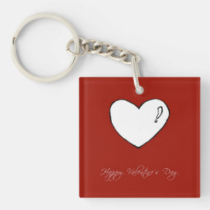 (customizable) Happy Valentine's day Keychain