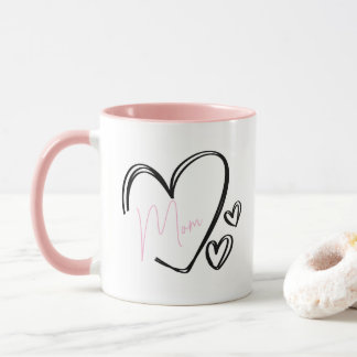 Customizable Heart Mug