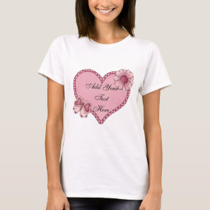 Customizable Heart of Love Baby Doll T T-Shirt