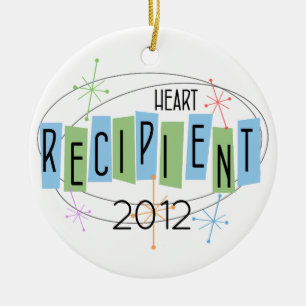 Customizable Heart Recipient Ceramic Ornament