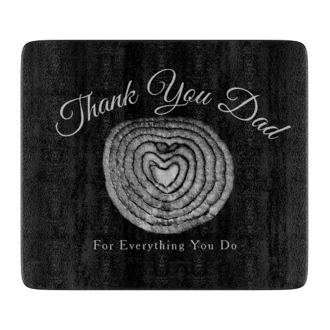 Customizable Heart Shaped Onion  Cutting Board (Front)