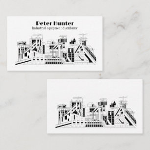 Customizable Heavy Industry Business Card