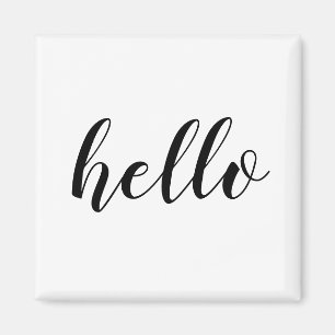 Customizable Hello  Magnet