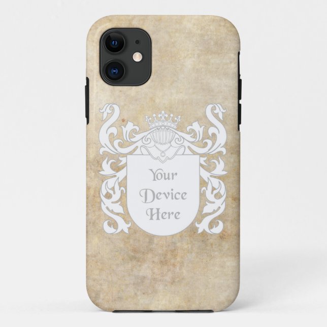 Customizable Heraldic Shield Case-Mate iPhone Case (Back)