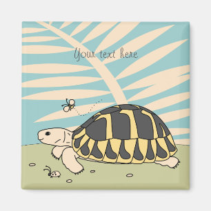 Customizable Hermann’s Tortoise Magnet