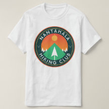 customizable hiking club mountain patch T-Shirt