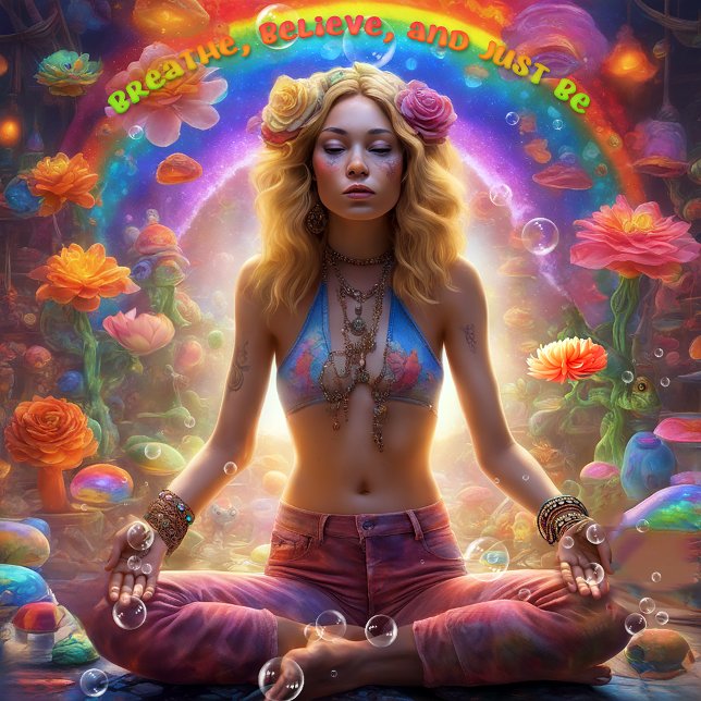 Customizable Hippie Bohemian Zen Meditation  Throw Pillow (Creator Uploaded)