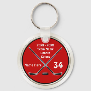 Customizable Hockey Keychains in Your Colours, Tex
