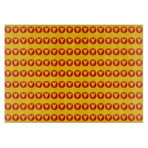 Customizable Holed Hearts Cutting Board