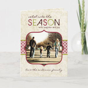 Customizable Holiday Photo Card