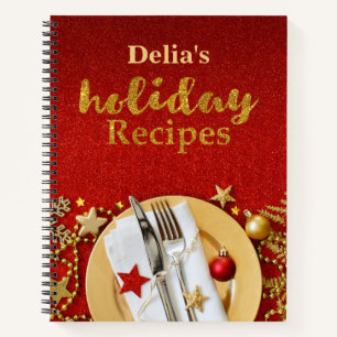 Customizable Holiday Recipe Book