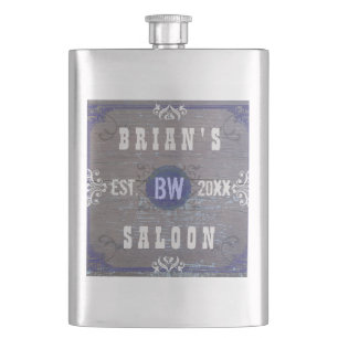Customizable Home Bar Beer Saloon Hip Flask