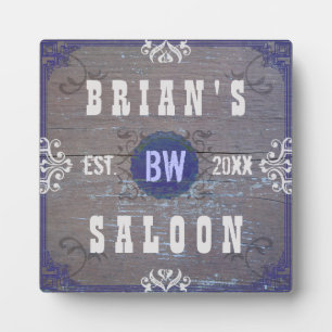 Customizable Home Bar Beer Saloon Plaque