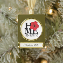 Customizable HOME Indialantic Hibiscus (add year)