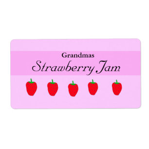 Customizable Homemade Jam Label