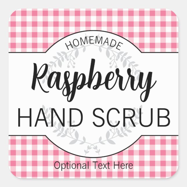 Customizable Homemade Label HM003_03sqv4 (Front)