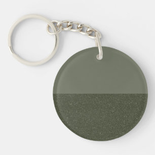 Customizable Horizon Moss Green Acrylic Keychain