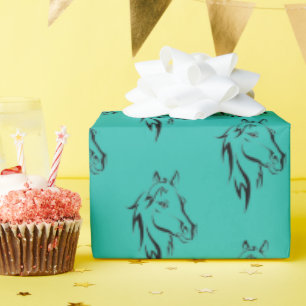 Customizable Horse Wrapping Paper