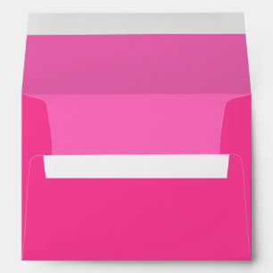 Customizable Hot Pink Wedding Envelopes