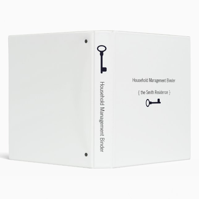 Customizable Household Management Binder (Background)