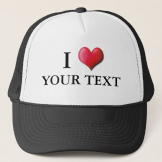 Customizable I Heart Hat 0001